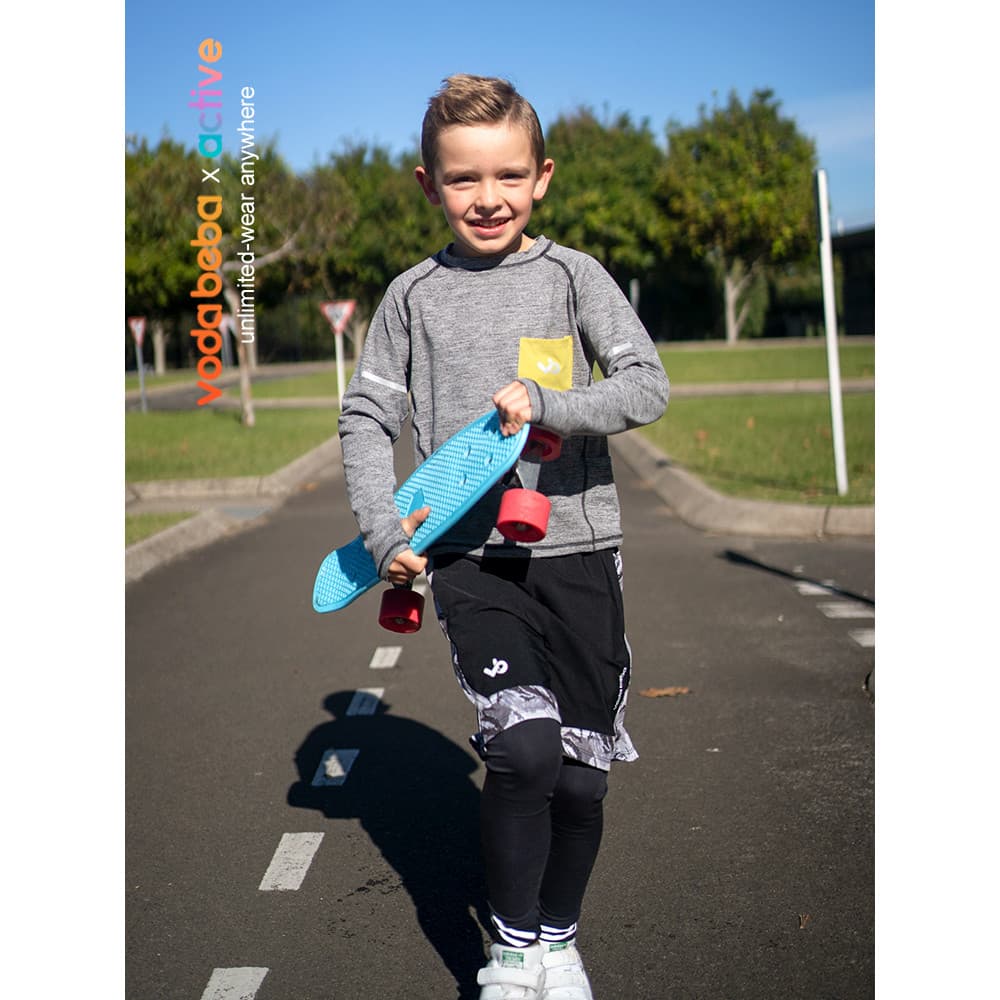 Vodabeba moletom infantil outono inverno manga comprida meninos contraste cor pulôver camisa de fundo quente Top esporti