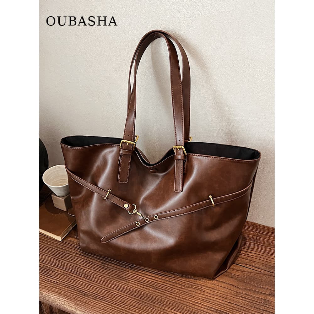 Luz de luxo nicho High-End saco senhoras 2026 novo estilo Super quente grande capacidade bolsa de ombro trabalho Commute
