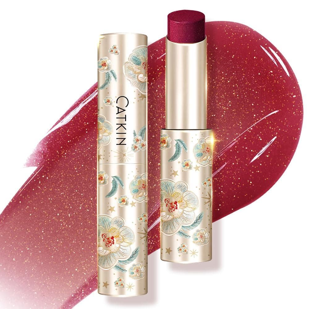 CAIN Batom Brilhante Ultra-Hidratante, Gloss Labial Luminoso, Bálsamo Efeito Volume, Reparação com Manteiga de Karité, A