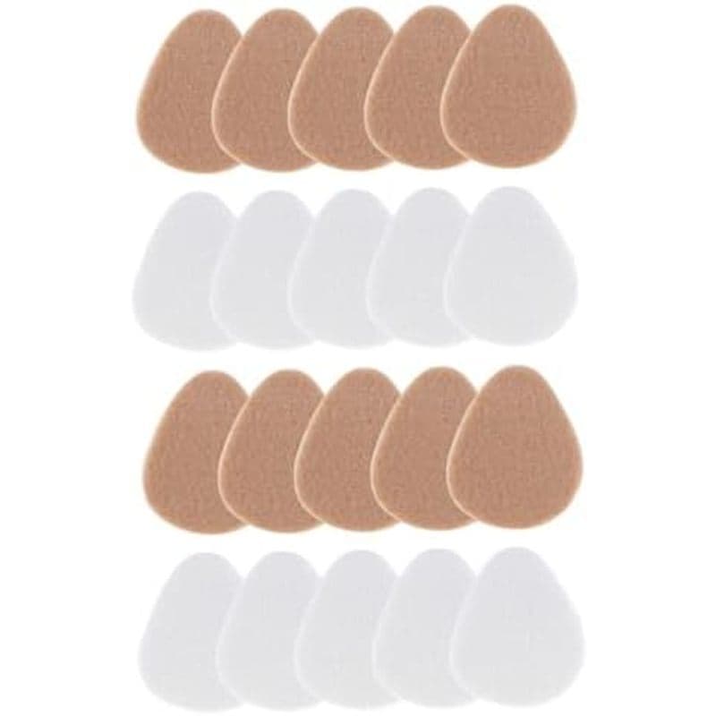 Uonlytech 10 Pares Almofadas De Salto Alto Lã Antepé Antiderrapantes Inserções De Sapato Alívio Tapetes De Bola De Pé Pa