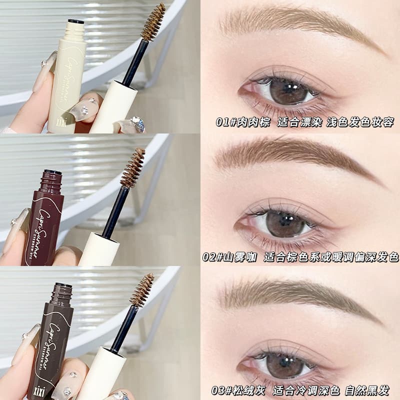 Xixixi Creme de Tingimento de Sobrancelha Feminino Cor Clara Estilo Coreano À Prova D 'Água de Longa Duração Não Desbota