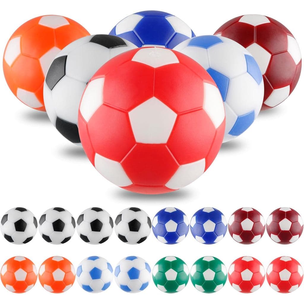 Bolas de Futebol de Mesa BQSPT 32mm, Bolas de Futebol de Mesa para Jogo, Bolas de Substituição para Futebol de Mesa, 16