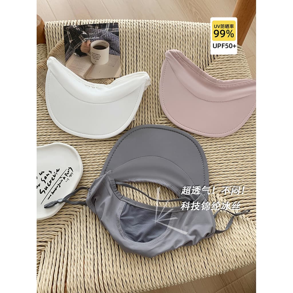Li Qiaoyou Máscara protetora solar de alta eficiência para rosto inteiro feminino verão à prova de ultravioleta rosto Gi