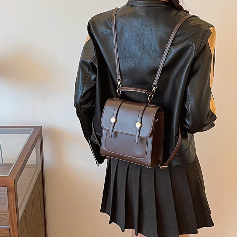 2024 novo estilo mochila feminina Commuter grande capacidade saco de viagem feminina All-Match pequena mochila High-End