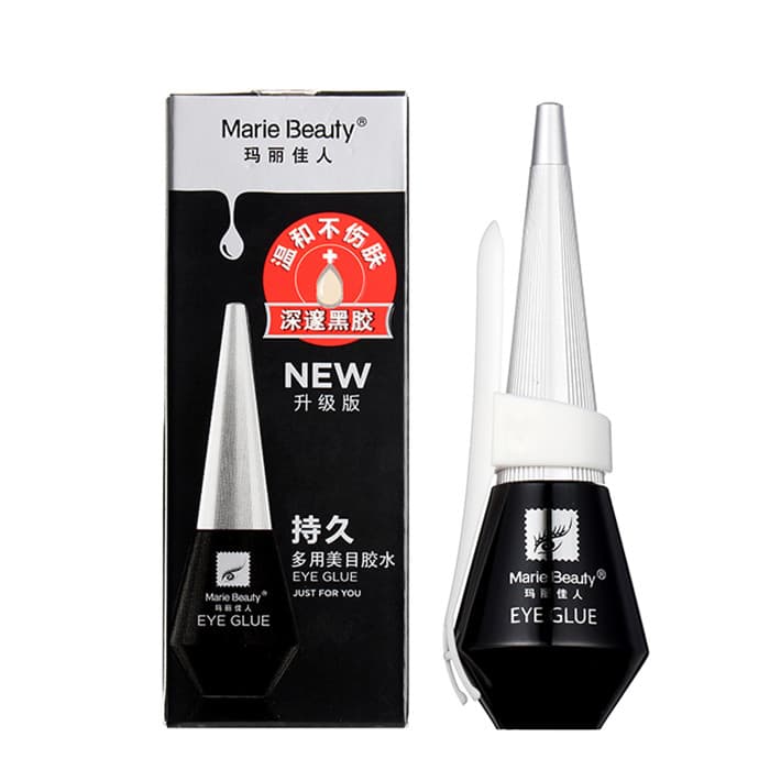 Frete grátis automático atacado Mary Lady cola para cílios postiços cola preta multiuso beleza cola para os olhos cola p