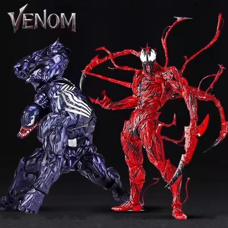Incrível Yamaguchi Marvel Superhero Venom Cletus Kasady Carnage Homem-Aranha Massacre Figura De Ação Conjunta Mudança