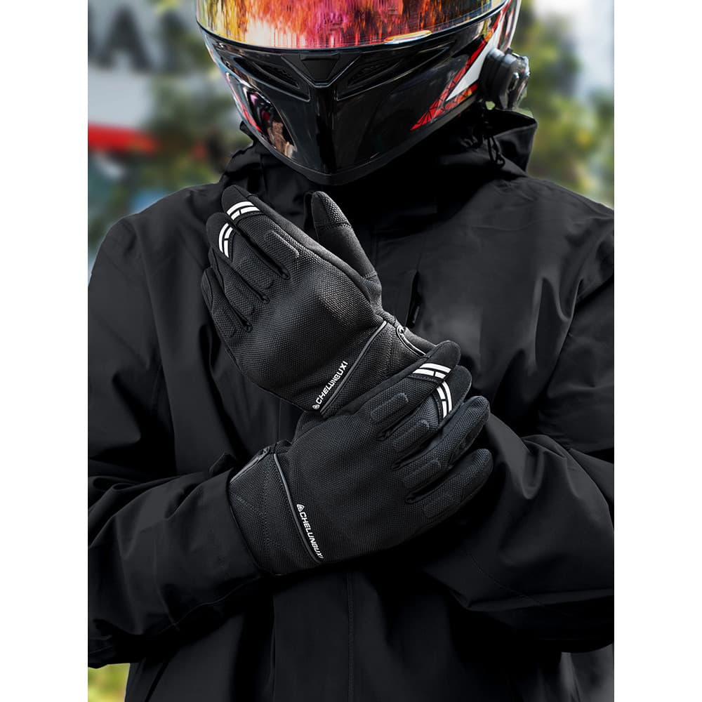 Roda sem fim luvas da motocicleta verão das mulheres dos homens equipamentos de ciclismo Retro respirável tela toque luv