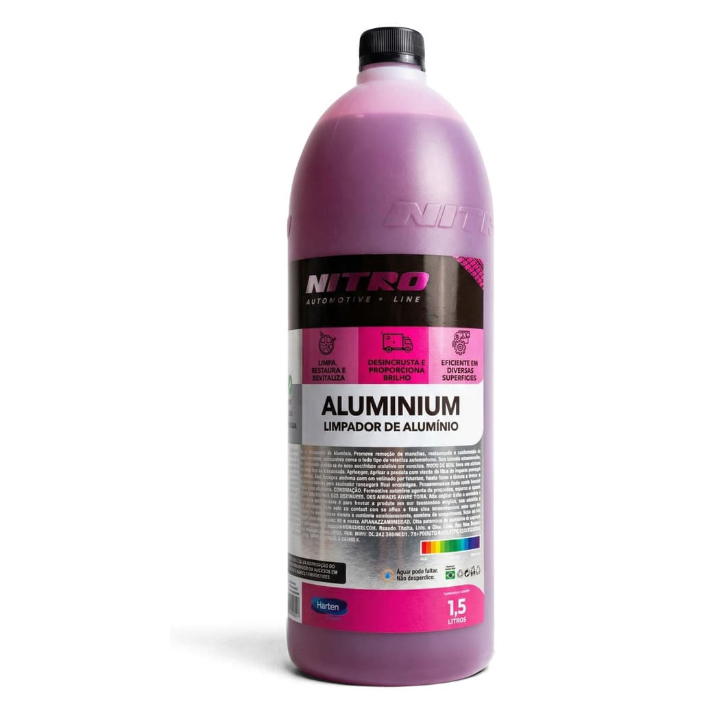 ALUMINIUM LIMPADOR AUTOMOTIVO ABRILHANTADOR DE ALUMÍNIO DESINCRUSTANTE NITRO 1,5L