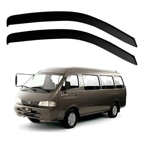 Calha De Chuva Acrilica Fumê Besta Gs 12l 2 Portas