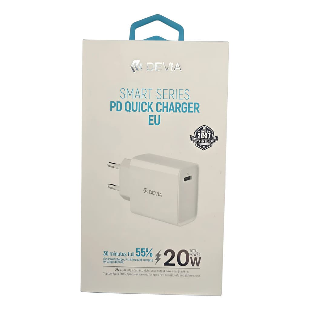 Fonte Carregador Devia Quickcharger Turbo 20w Tipoc Original