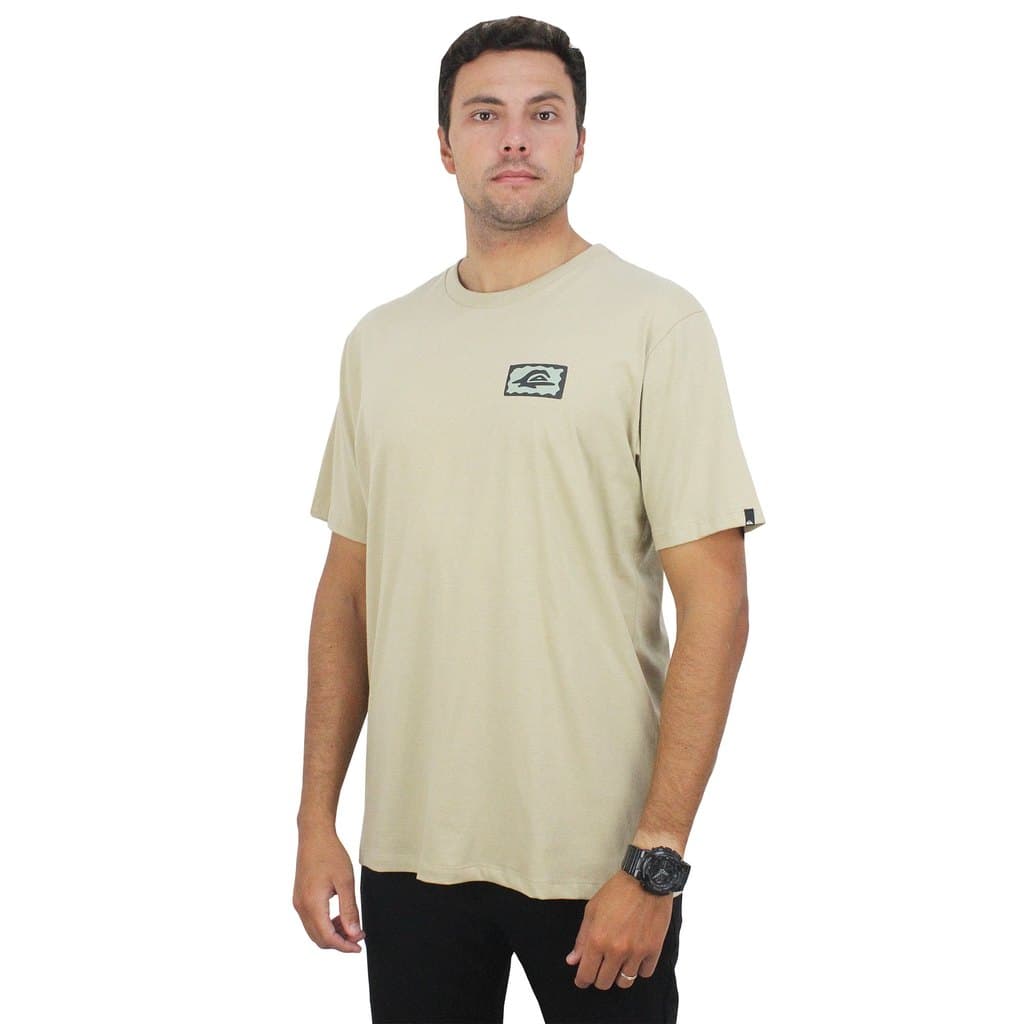 Camiseta Quiksilver Serenity Splash Areia