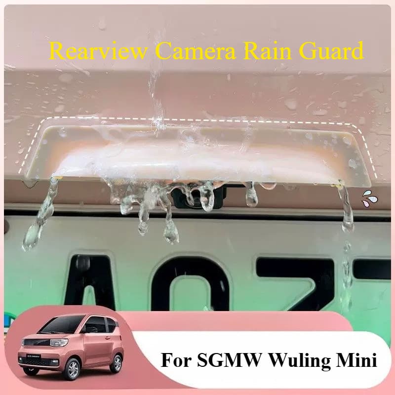 Para SGMW Wuling Mini Câmera Retrovisor Guarda Chuva Durável Viseira Montagem Contra Poeira E Detritos
