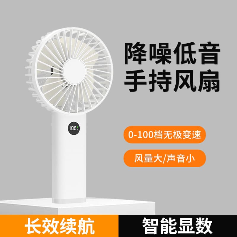 Ventilador de pano de ferro portátil abeto Desktop bonito alto valor grande potência eólica 2025 novo estilo Mini silenc