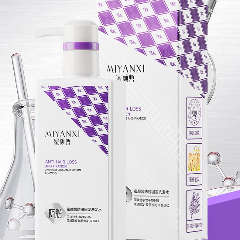 [Produto genuíno] Shampoo Anti-derramamento Honey Yanxi 1 frasco + 1 shampoo + 8 sacos
