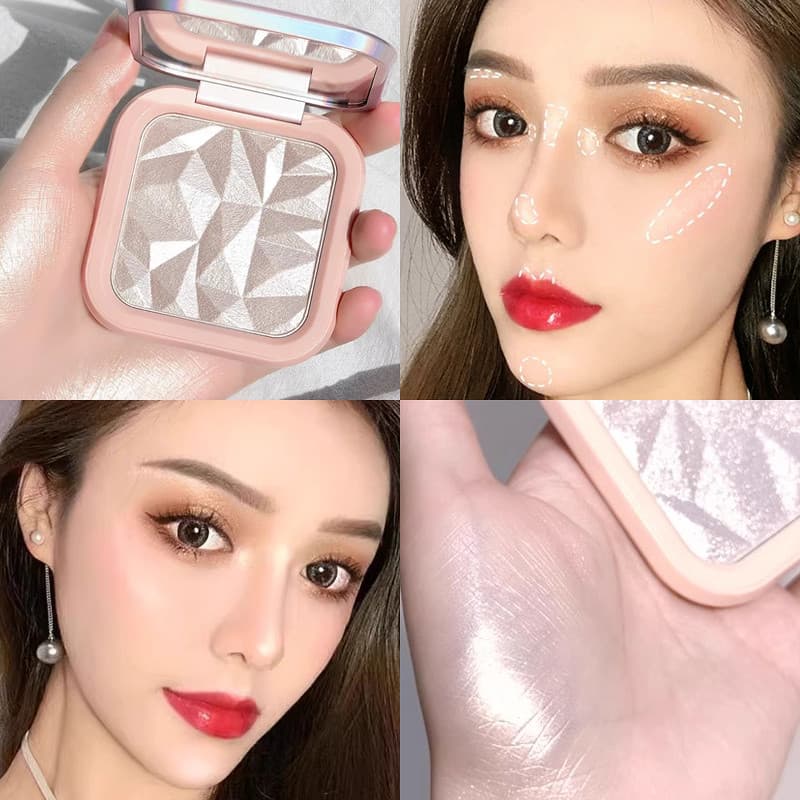 Li Jiaqi recomenda gengibre de alto brilho fino piscando nariz rosto iluminando contorno tridimensional diamante Fl