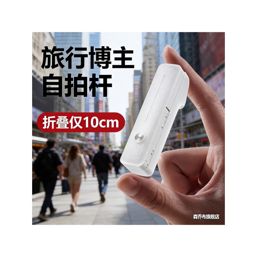 2026 Novo estilo de tripé para Selfie de celular Mini viagem integrada portátil de chão Universal giratório de 360 graus