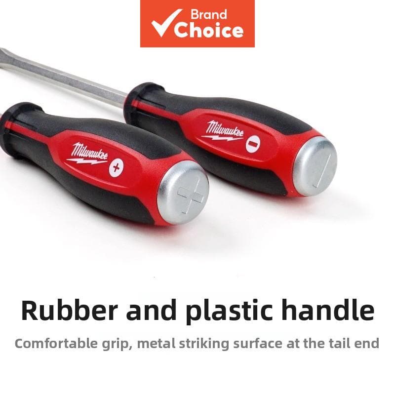 Um Conjunto MILWAUKEE 4932471872 De Chave De Fenda De Demolição Tri-Lobo De 2 Peças , Chaves Impacto Resistentes Com Tam