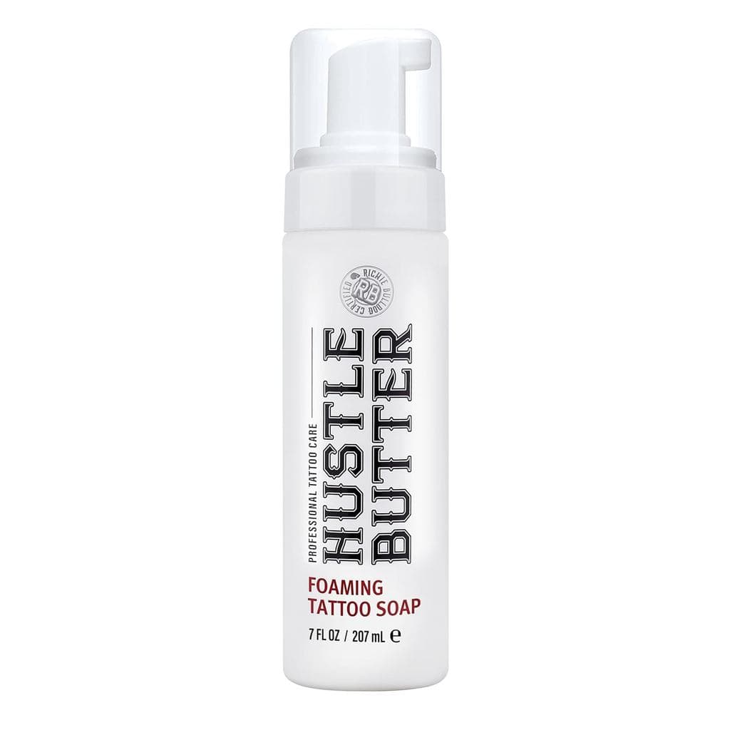 Sabonete para Cuidados Pós-Tatuagem Hustle Bubbles - Limpador Testado por Dermatologistas para Limpar Tatuagens e Pierci