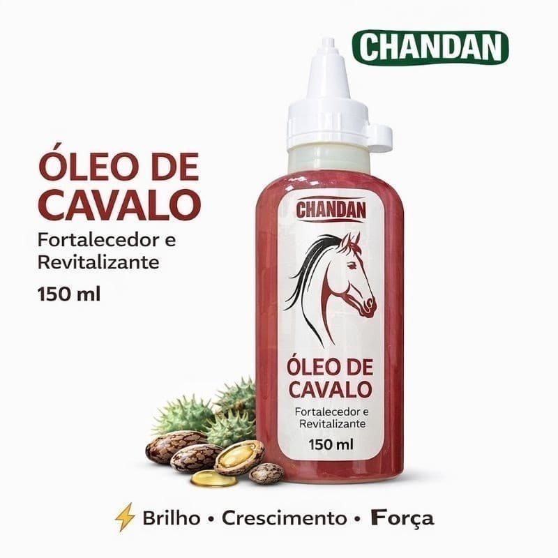 Óleo de Cavalo Chandan 150ml Crescimento Capilar