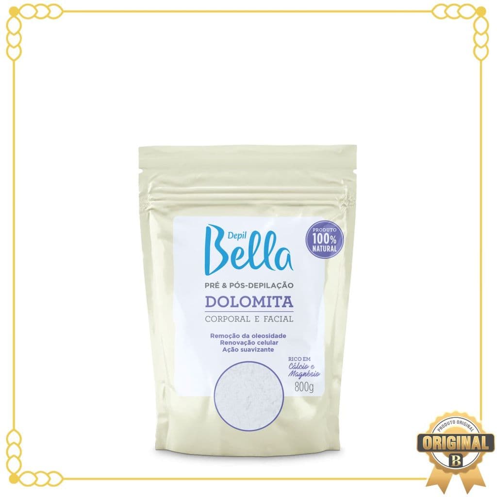 Dolomita Pré E Pós Depilação Depil Bella 800 G