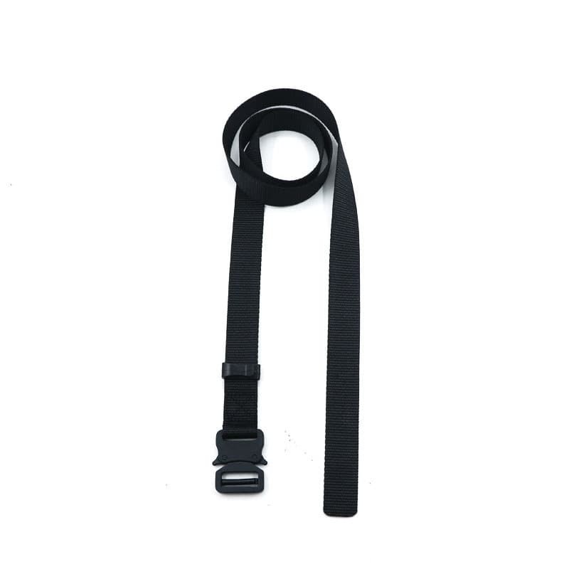 Estilo moderno 2.5CM fino preto acessórios de carga fivela de cinto estilo estreito cinto branco único adolescente cinto