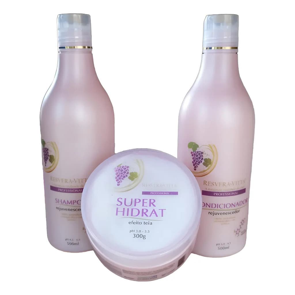 Linha Profissional E Home care Rejuvenescedora Com resveratrol