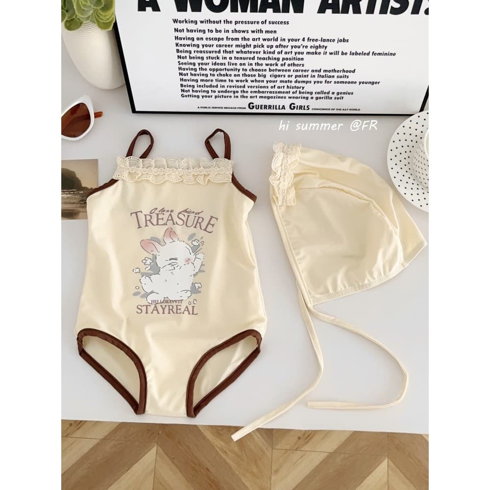 Meninas maiô de uma peça elegante bonito de secagem rápida primavera quente maiô bebê menina doce Sanya beira-mar férias
