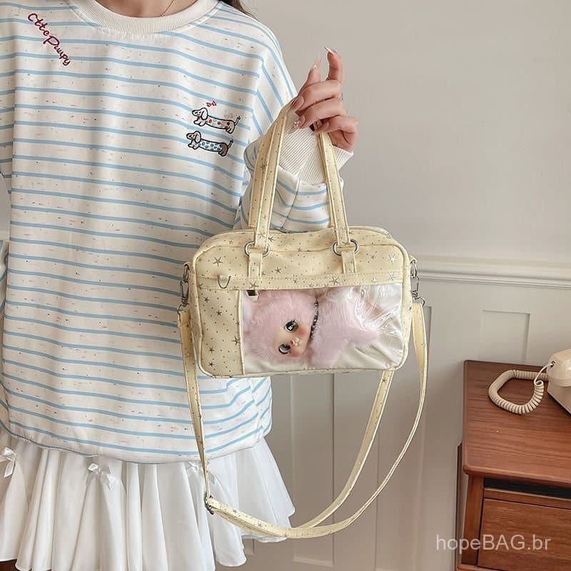 Bolsa ita de design original estilo japonês, bolsa de boneca, bolsa de mão, novo modelo 2026, bolsa de ombro e transvers