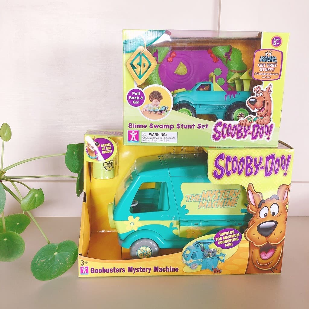 SCOOBY puxar para trás aventura veículo desafio através do pântano carro captador transportador brinquedo meninos menina