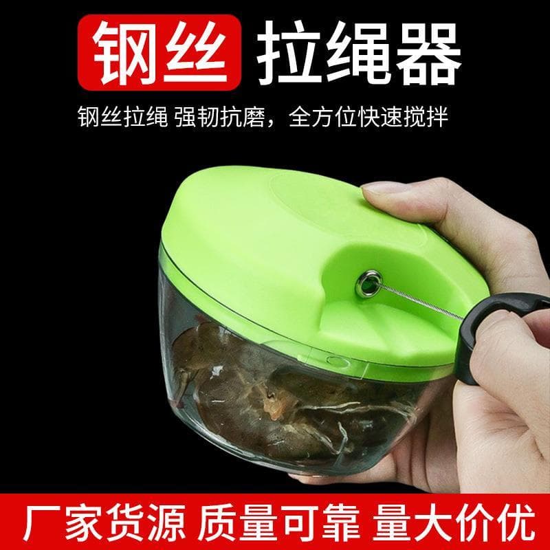 Moedor de carne Manual batedor de camarão máquina de recheio legumes puxados à mão legumes picados pequena linha de traç