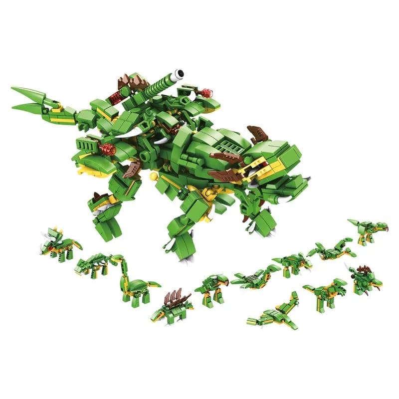 Blocos De Montar Multikids Cubic 25 Em 1 Dinossauro 577 pçs