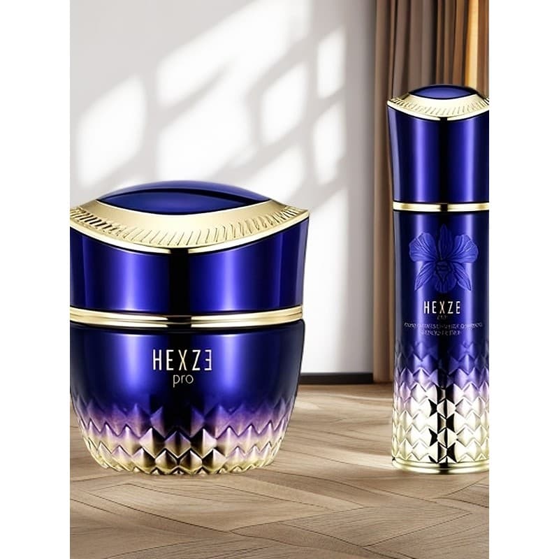 Novo produto Han Xizhen chave preta Anti-rugas endurecimento série hidratante hidratante essência loção creme feminino