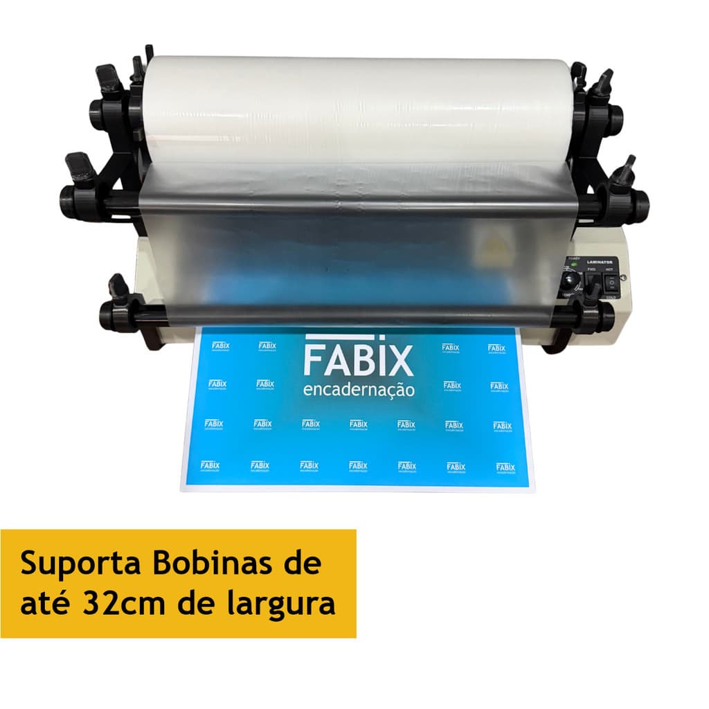 Suporte para BOPP adaptável em plastificadoras e laminadoras