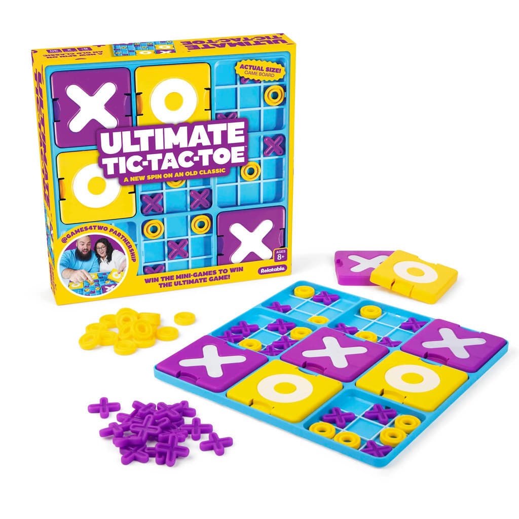 Ultimate Tic Tac Toe da Relatable, Jogos de Tabuleiro Entusiasmantes para Reuniões Familiares de Páscoa, Ótimos Jogos pa