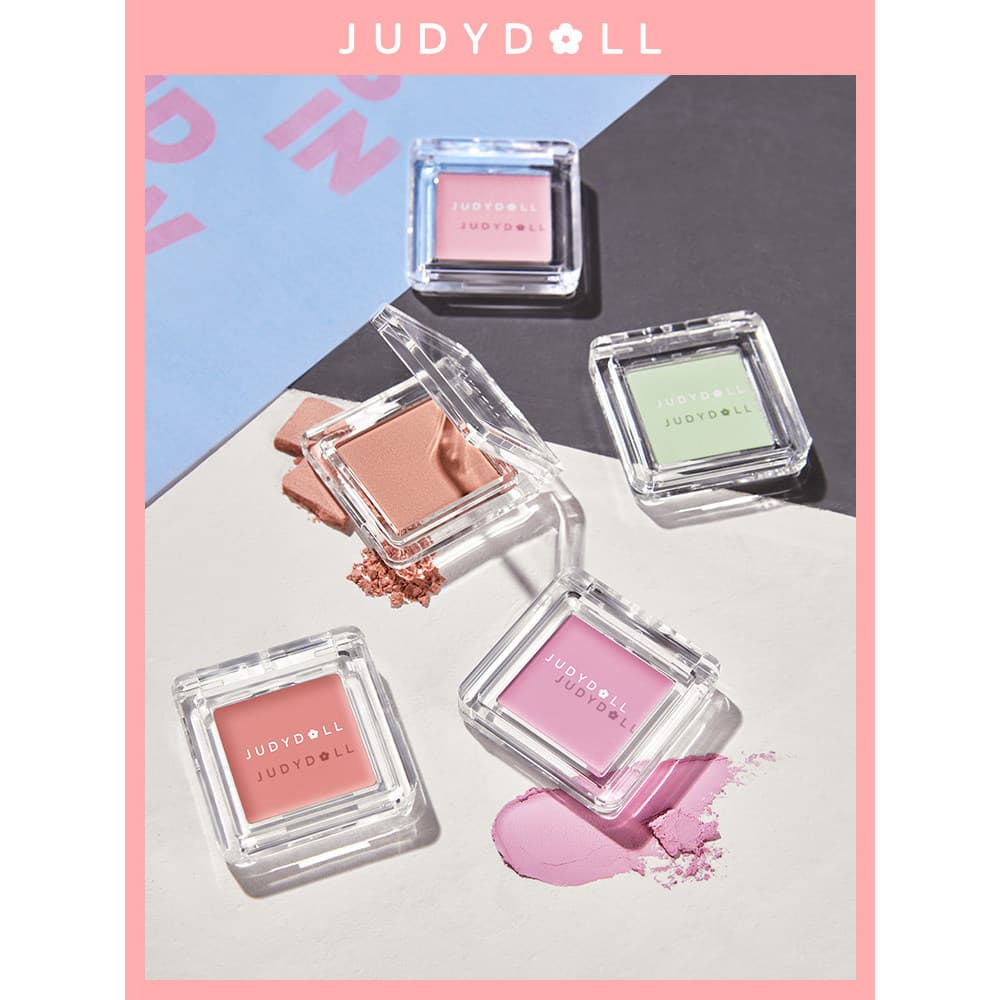Judydoll Judydoll Monocromático Blush Creme Blush Creme Lama Alto Brilho Reparação Roxo Blush Azul Fosco Expansão