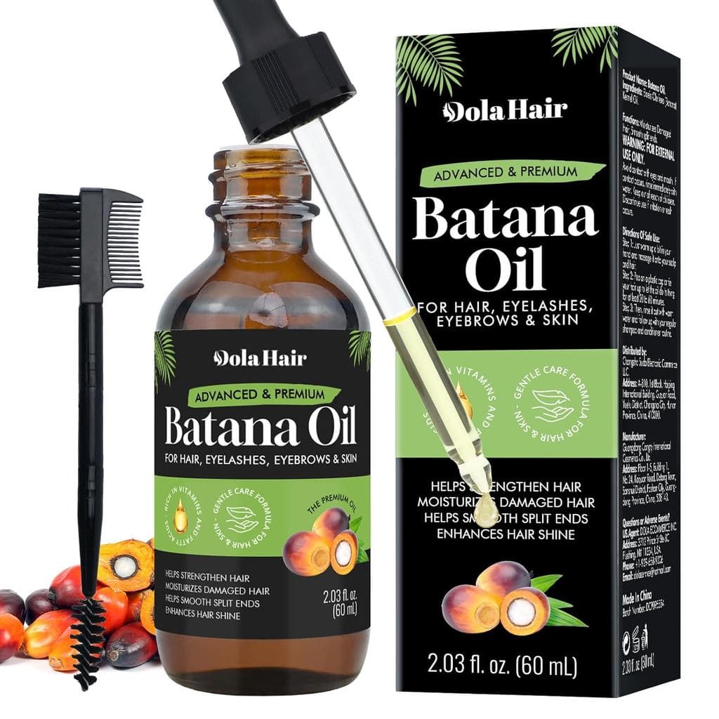 Óleo de Batana Dolahair para Crescimento Capilar, Óleo Capilar Orgânico Puro de Batana, Óleo de Batana 100% Natural Nutr
