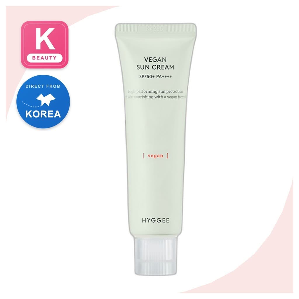 [hyggee] Creme Solar Vegano , 50ml , 1 Unidade/Coreano/Acabamento Não Oleoso/100 % Autêntico Da KPIKSHOP