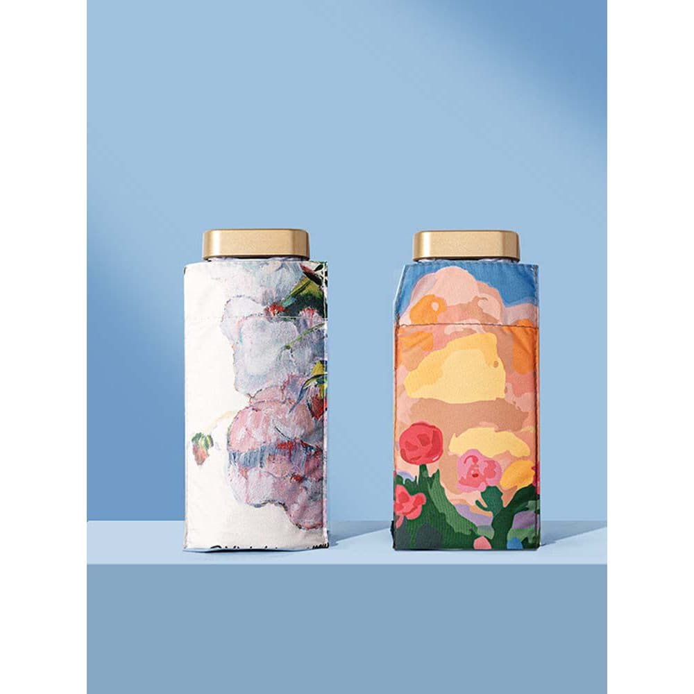 Alemão de alto valor pintura a óleo guarda-sol feminino protetor solar Anti-ultravioleta pequeno portátil Mini bolso Ult