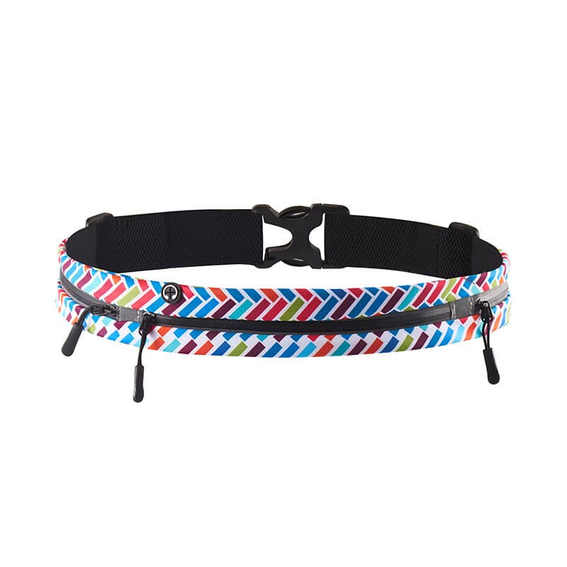 Bolsa de cintura esportiva masculina e feminina, cinto de corrida, justa, ultrafina, invisível, alta elasticidade, à pro
