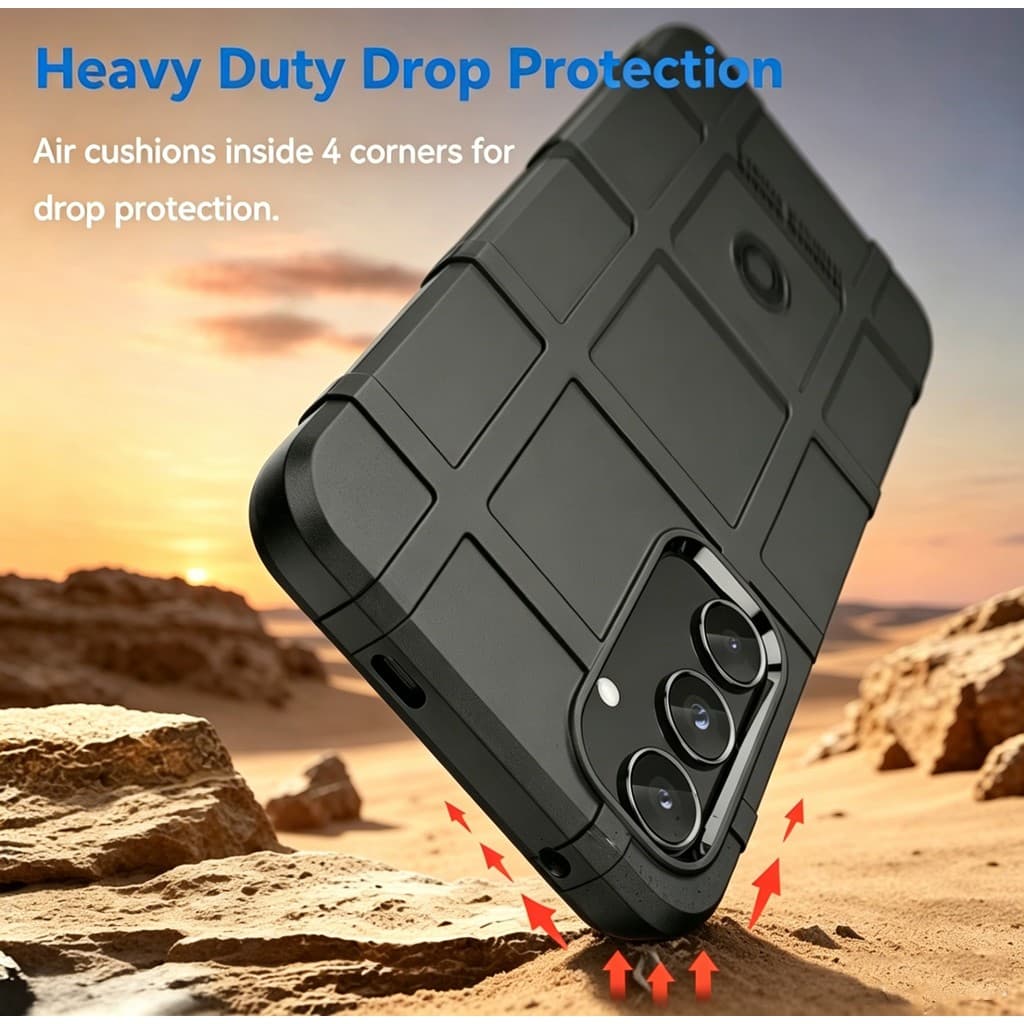 Capa Rígida À Prova De Choque Para Samsung Galaxy A57 A37 A17 A06 A56 A36 A26 A15 A14 A16 A54 A34 A55 A25 A35 5G A05S A2