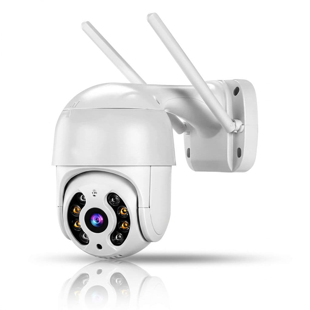 Camera Seguranca Wi-Fi Externa 360 Prova Dagua Visao Noturna 1080p Infravermelho Lente HD Audio 10