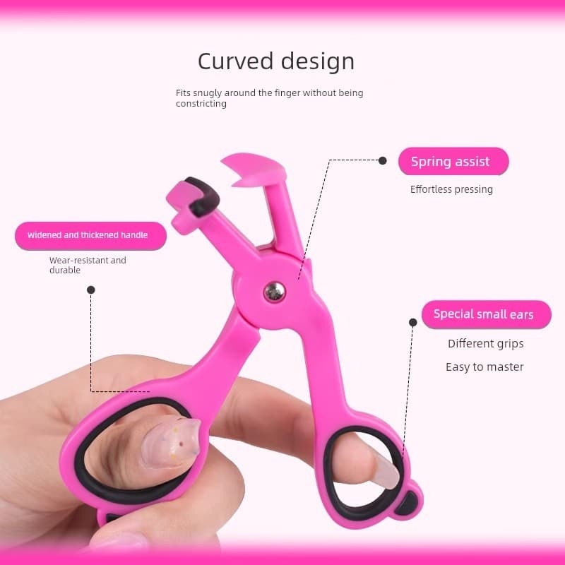 Pêssego selvagem cílios modelador novo estilo Curling Super fácil de usar estilo pentear maquiagem artista almofada de b