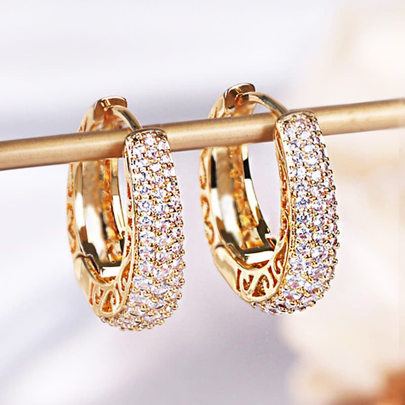 Brincos de zircônia em prata esterlina S925, joias elegantes e simples, brincos femininos, presente de casamento, atacad
