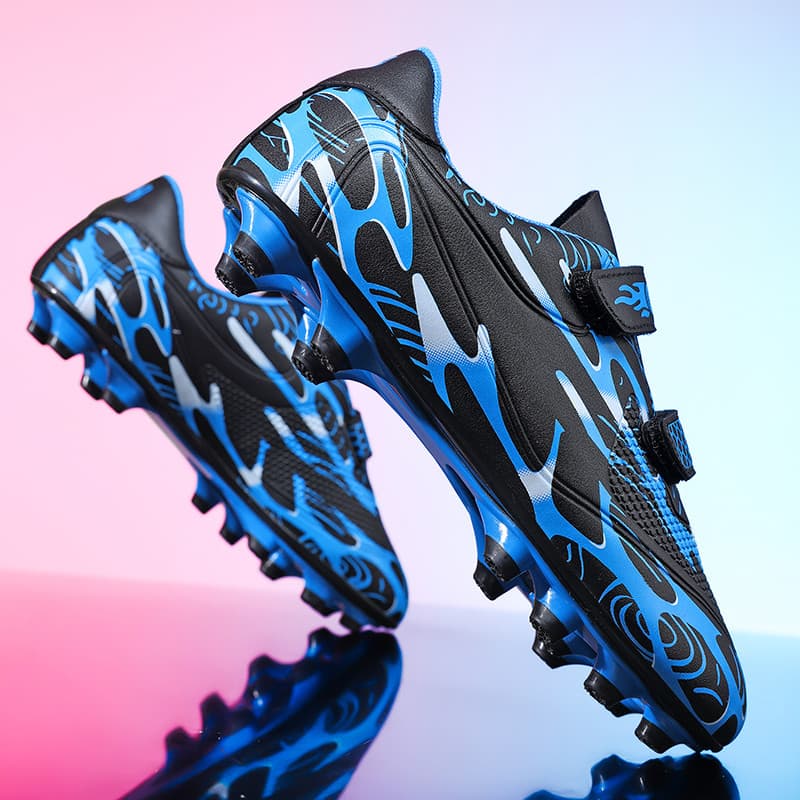 Crianças botas de futebol Spikes AG meninos estudantes do ensino fundamental dedicado Falcon assassino sapatos de treina