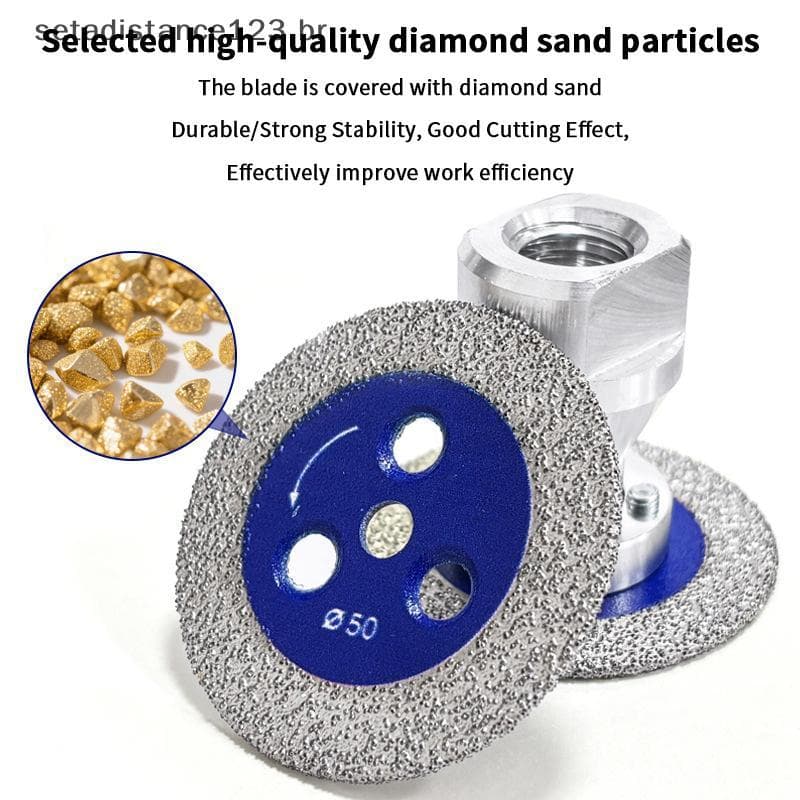 Disco De Flange Removível De Lâmina De Serra Turbo De Diamante SETAD M14 Para Corte De Concreto De Mármore De Granito