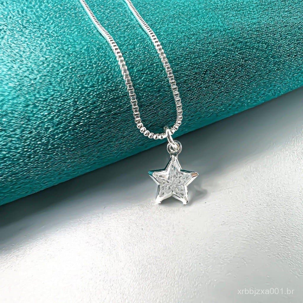 Colar Ponto de luz Estrela prata 925
