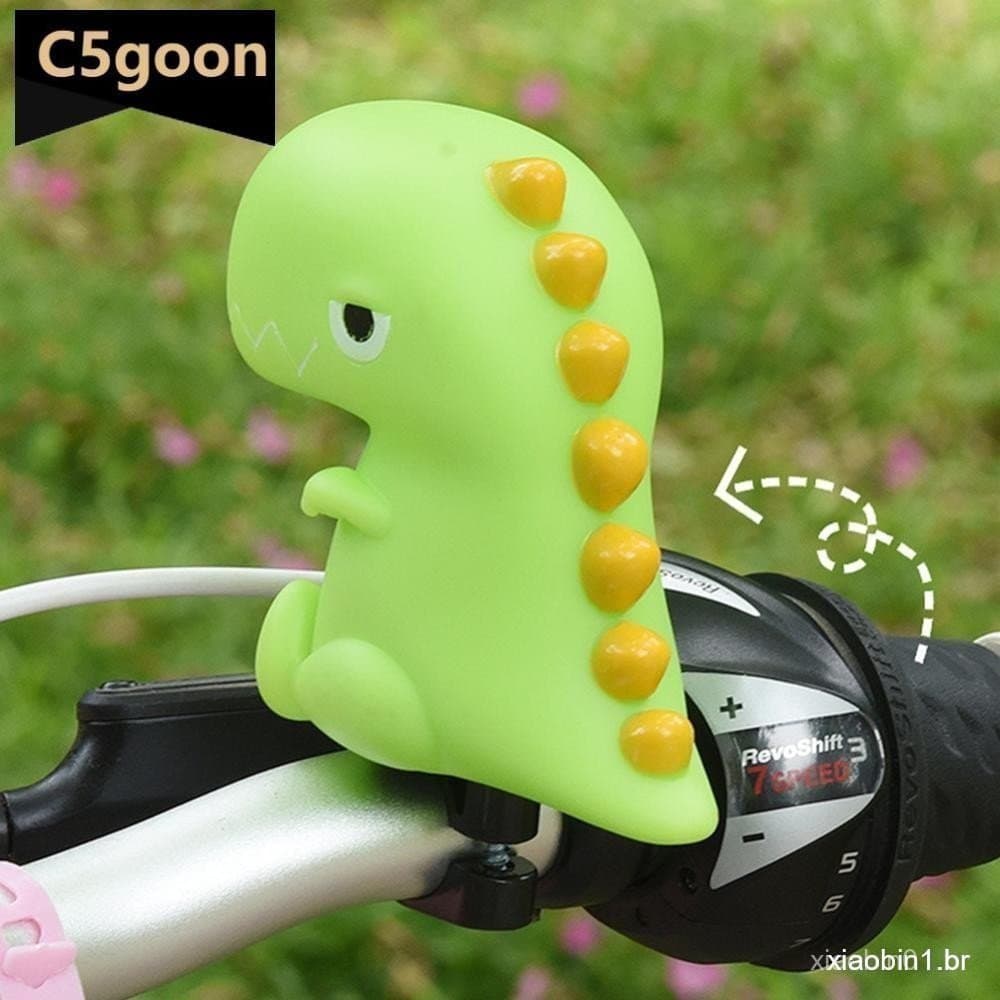 Dinossauros Dos Desenhos Animados Bicicleta Guiador Decoração Chifre De Ar Crianças Equilíbrio Scooter Sino Super