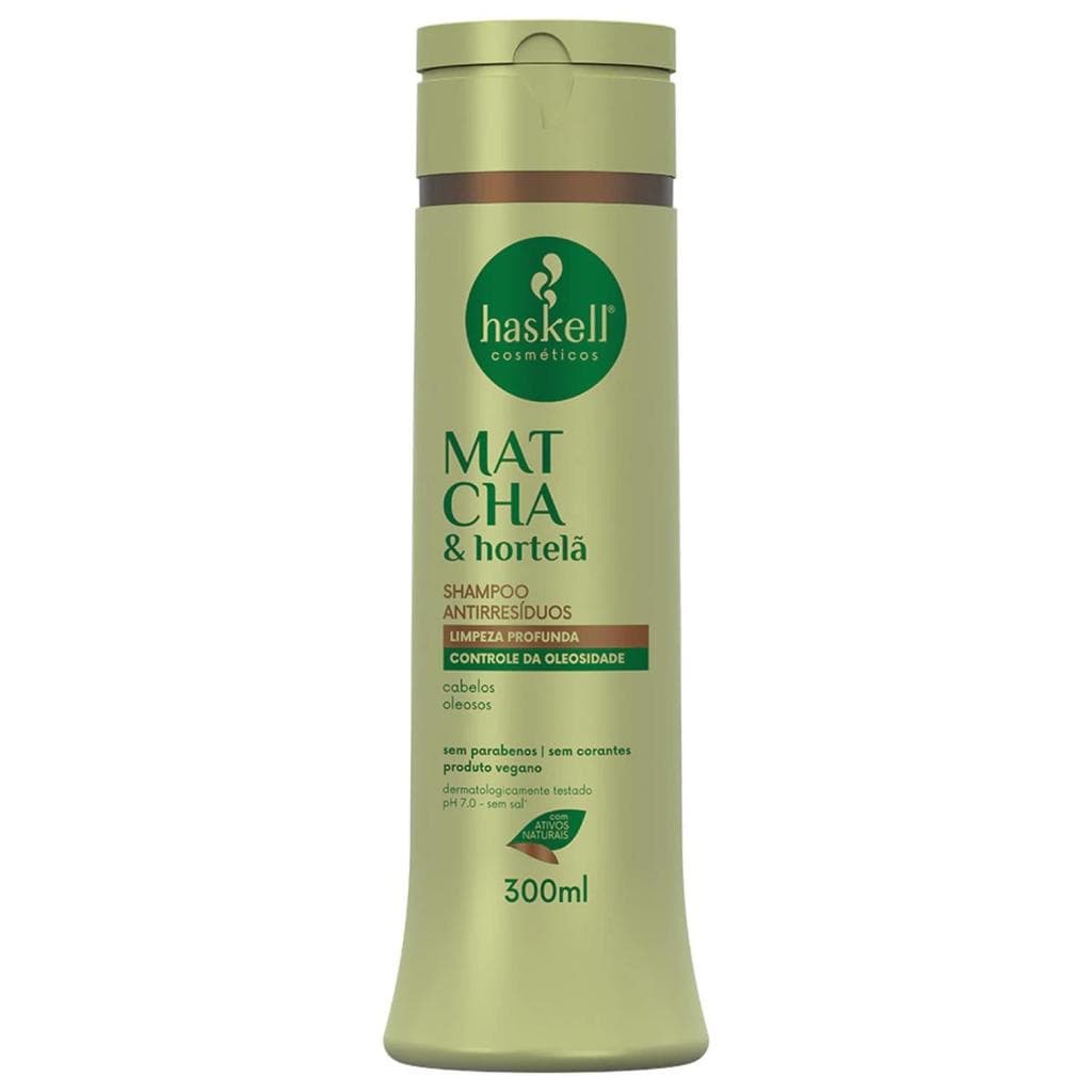 Shampoo Detox Haskell Antirresiduo Matcha E Hortelã 300ml