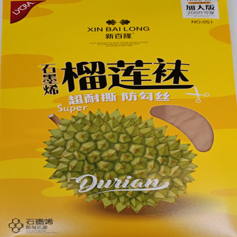 3/6 pares novo Bailong 051 Plus Size verão grafeno Durian meias resistente a rasgos Anti-gancho meia-calça bonita modela
