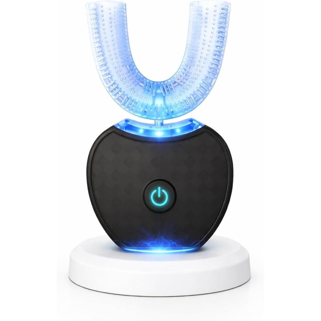 Escova de Dentes Sonic Brush V5, 360 °   Escova de Dentes Elétrica Ultrassônica em Forma de U para Limpeza Profunda, Cla